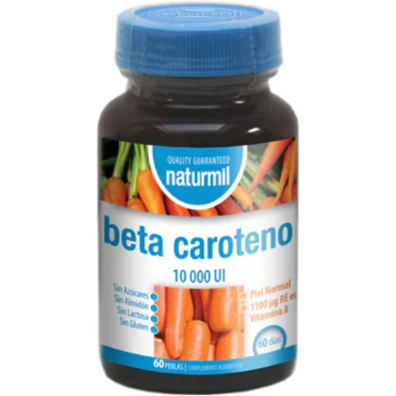Beta Caroteno 60 Perlas | Naturmil