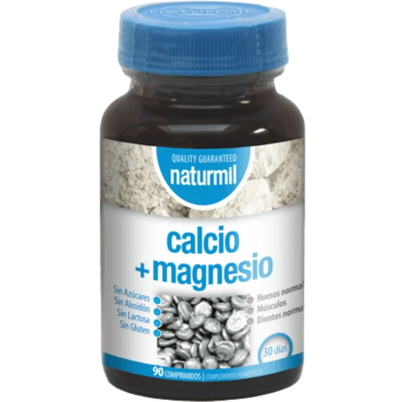 Calcio + Magnesio 500mg 90 Comprimidos | Naturmil