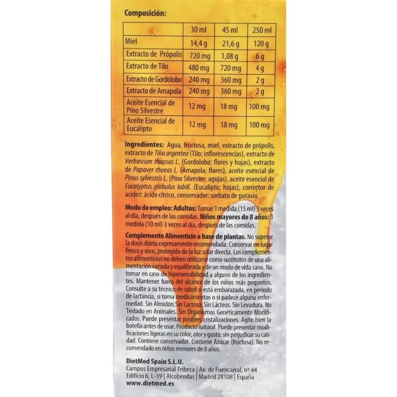 Propotuss Jarabe Tos con Expectoracion 250 ml | Dietmed