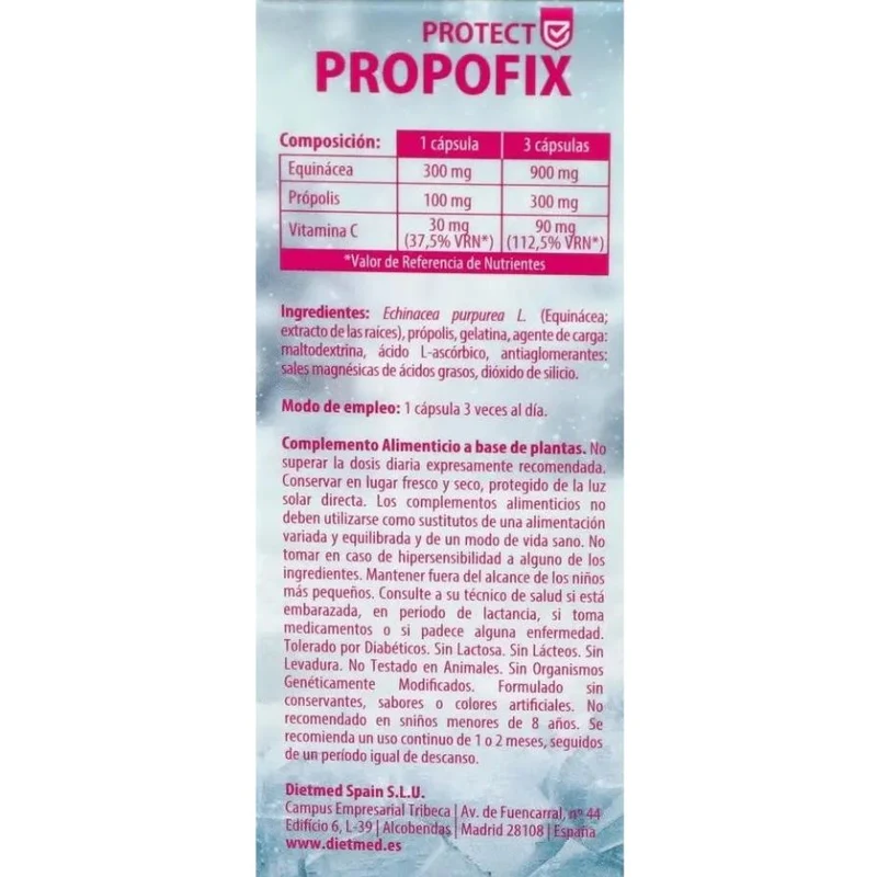 Propofix Protect 60 Capsulas | Dietmed