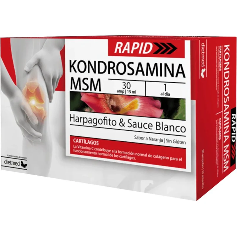 Kondrosamina Msm Moderado 30 Ampollas | Dietmed