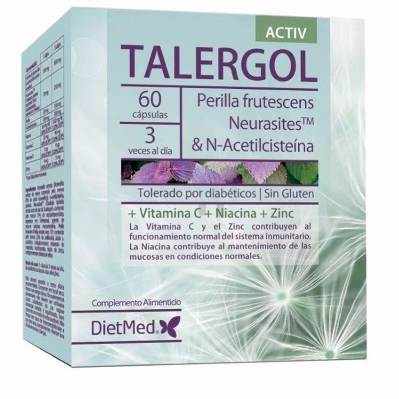 Talergol 60 Capsulas | Dietmed