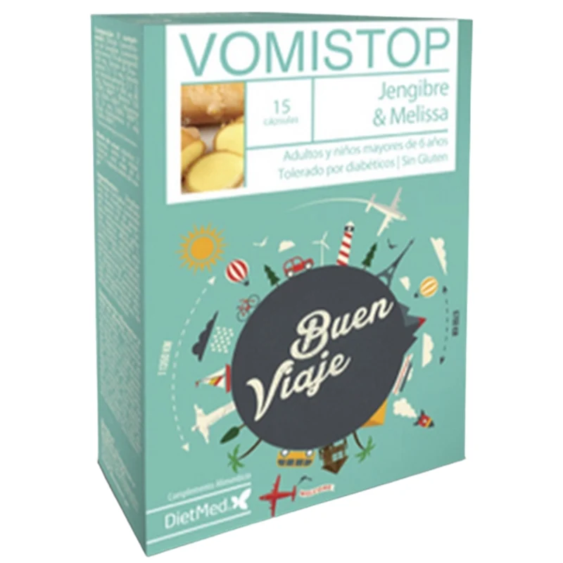 Vomistop 15 Capsulas | Dietmed