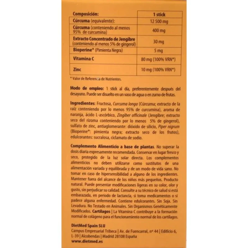 Curcumega Complex 12.500 mg 30 Sticks | Dietmed