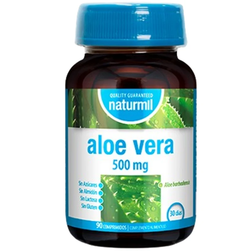 Aloe Vera 500 mg 90 Comprimidos | Naturmil