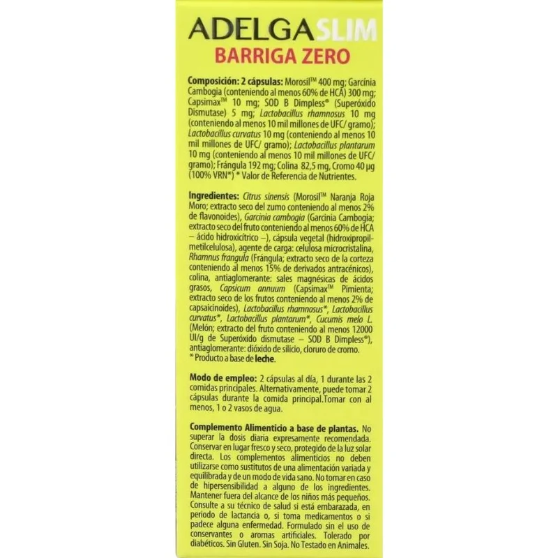 Adelgaslim Barriga Zero 30 Cápsulas | Dietmed