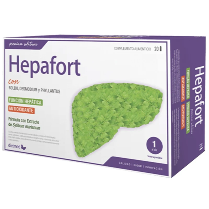 Hepafort 20 Ampollas | Dietmed