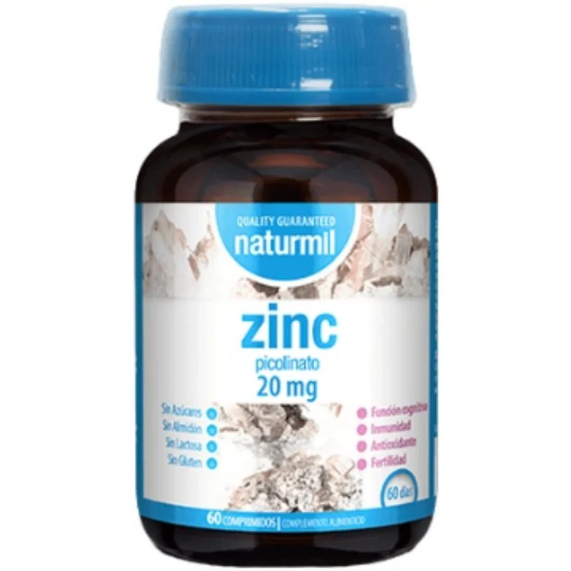 Zinc 60 Comprimidos | Naturmil
