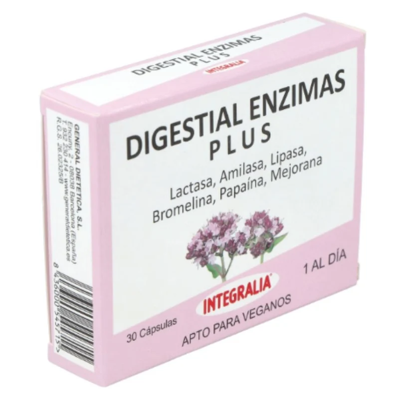 Digestial Enzimas Plus 30 Cápsulas | Integralia