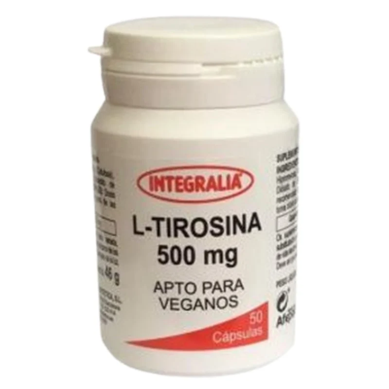 L-Tirosina 500 Mg 50 Capsulas | Integralia