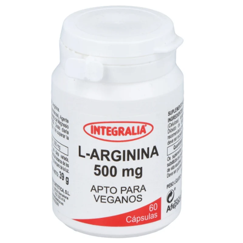 L-Arginina 500 mg 60 Capsulas | Integralia