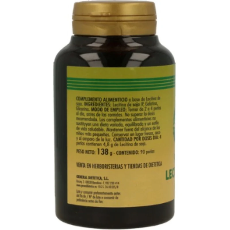 Lecitina De Soja 1200 90 Perlas | Integralia