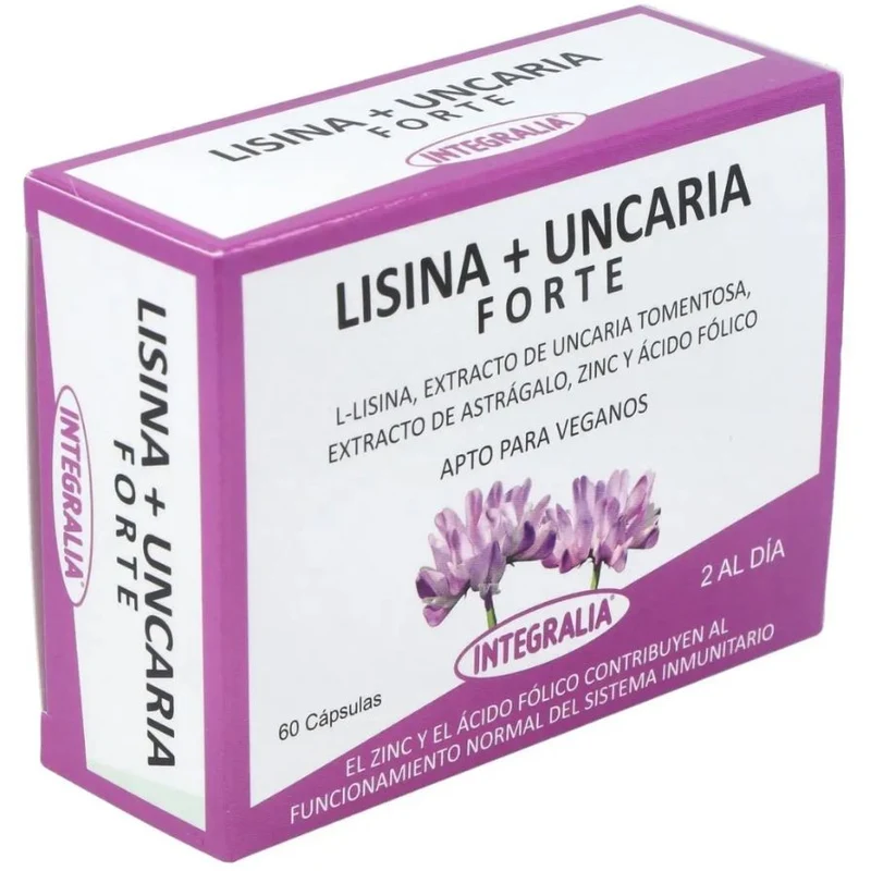 Lisina Uncaria Forte 60 Cápsulas | Integralia
