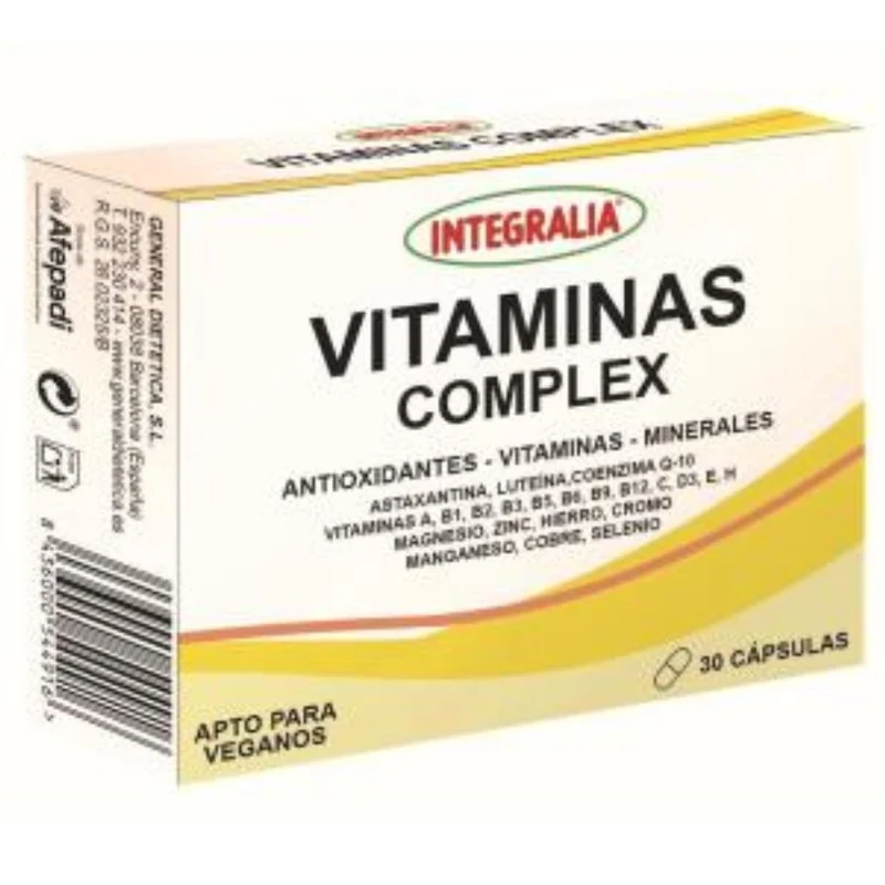 Vitaminas Complex Senior 30 Capsulas | Integralia