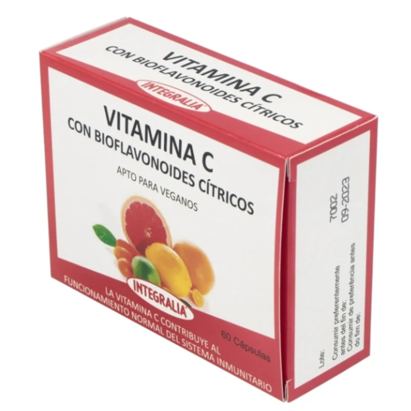 Vitamina C con Bioflavonoides 60 Capsulas | Integralia