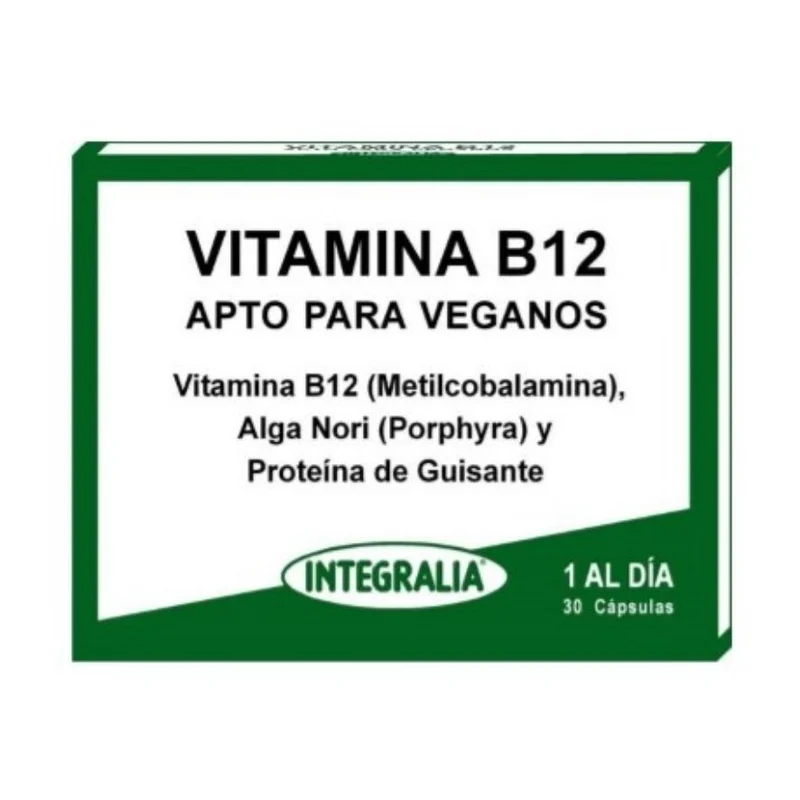 Vitamina B12 Vegana 30 Capsulas | Integralia
