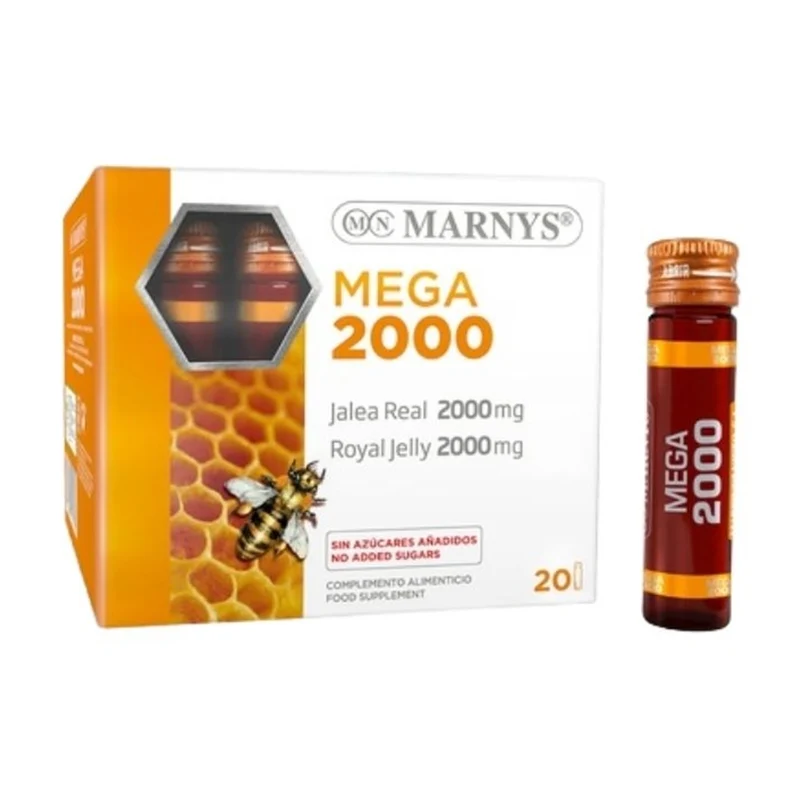 Jalea Real Mega 2000 mg 20 Viales | Marnys