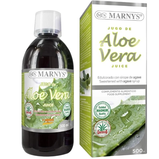 Jugo de Aloe Vera con Agave 500 ml | Marnys