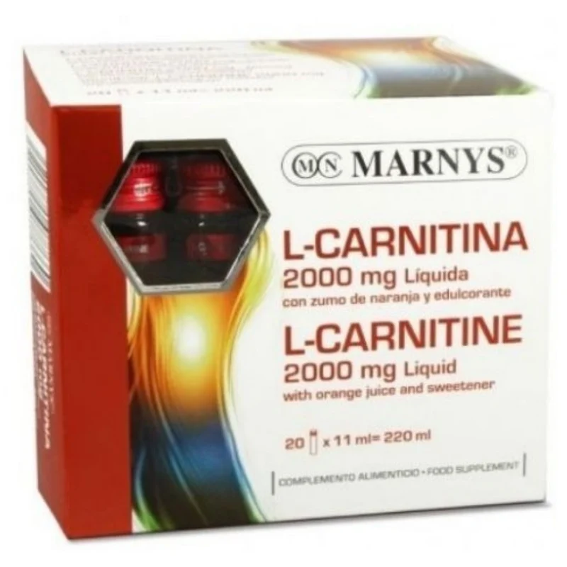 L Carnitina 2000 20 Viales | Marnys