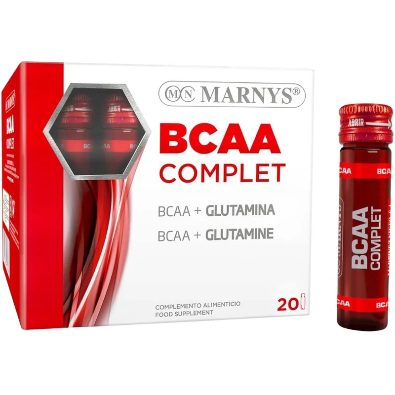 BCAA Complet + Glutamina 20 Viales | Marnys