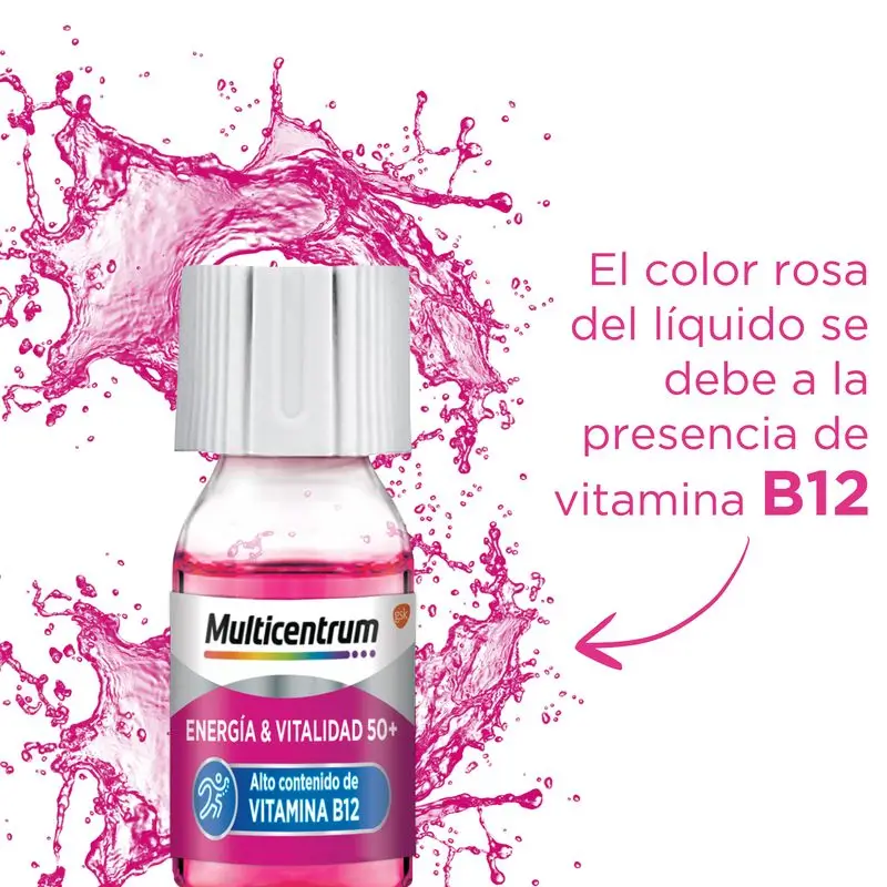 Multicentrum Energía & Vitalidad 50+, 30 frascos
