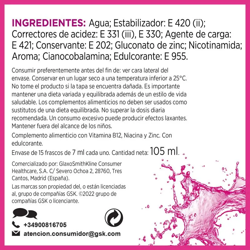 Multicentrum Energía & Vitalidad 50+, 30 frascos