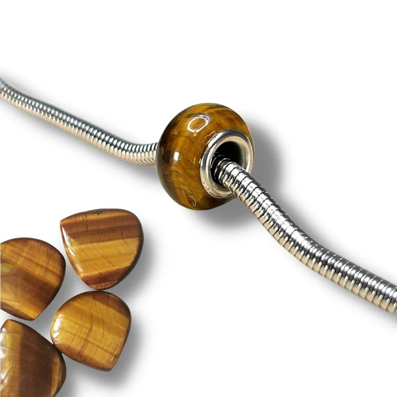 Charm de cuentas Ojo de Tigre