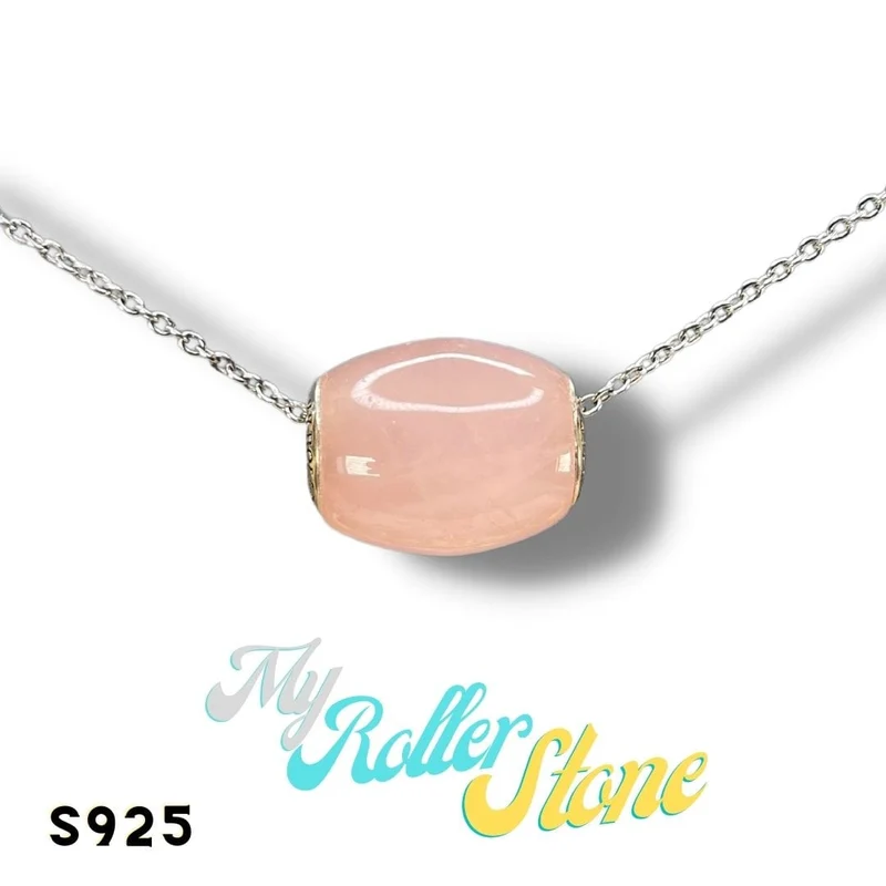 Dije de cuarzo rosa