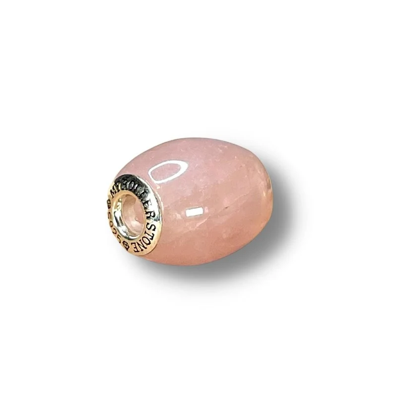 Dije de cuarzo rosa