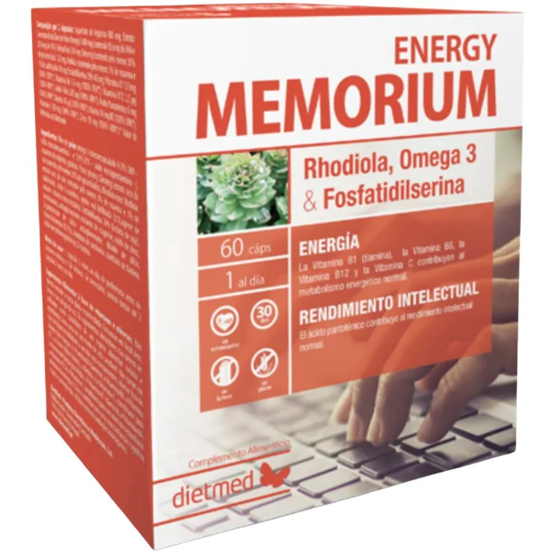 Memorium Energy 60 Capsulas | Dietmed