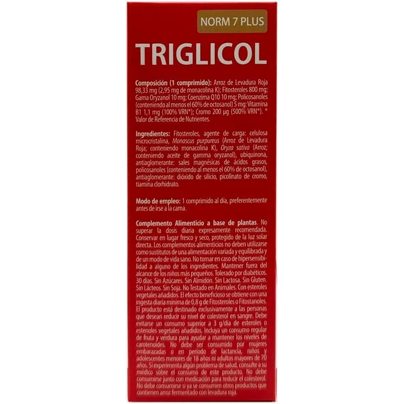 Triglicol Norm 7 30 Capsulas | Dietmed