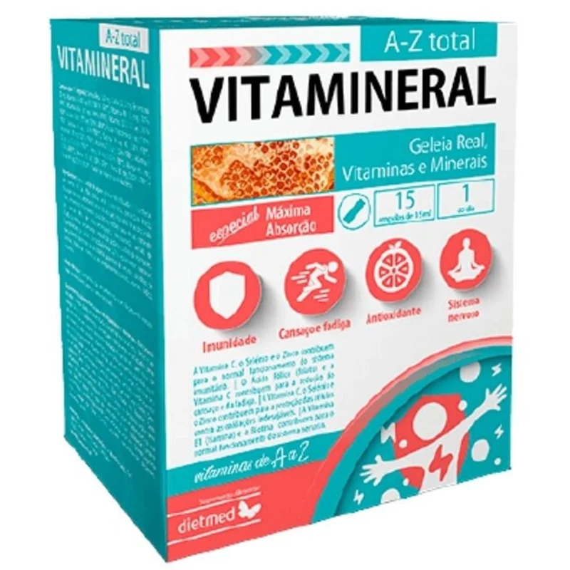 Vitamineral A-Z 15 Ampollas | Dietmed