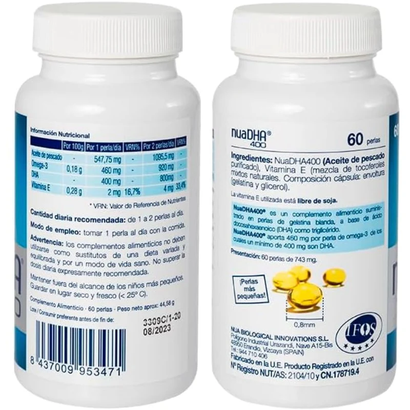 NUADHA 400 mg 90 perlas | NUA Biological