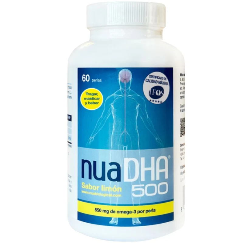 DHA 500 60 perlas | NUA Biological