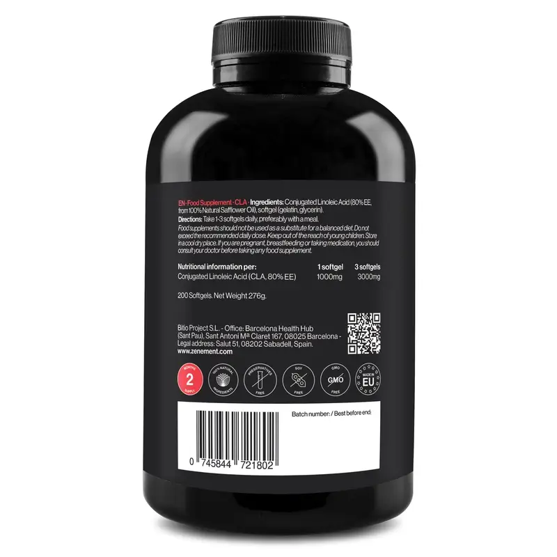 Zenement Cla 3000 Mg, 200 soft capsules