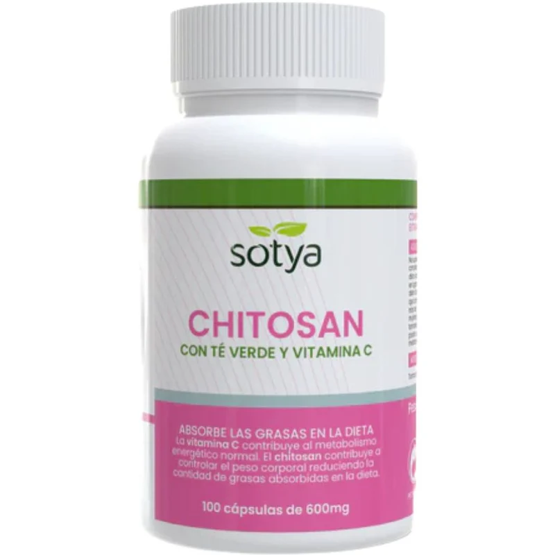 Chitosan con Te Verde y Vitamina C 100 Capsulas | Sotya