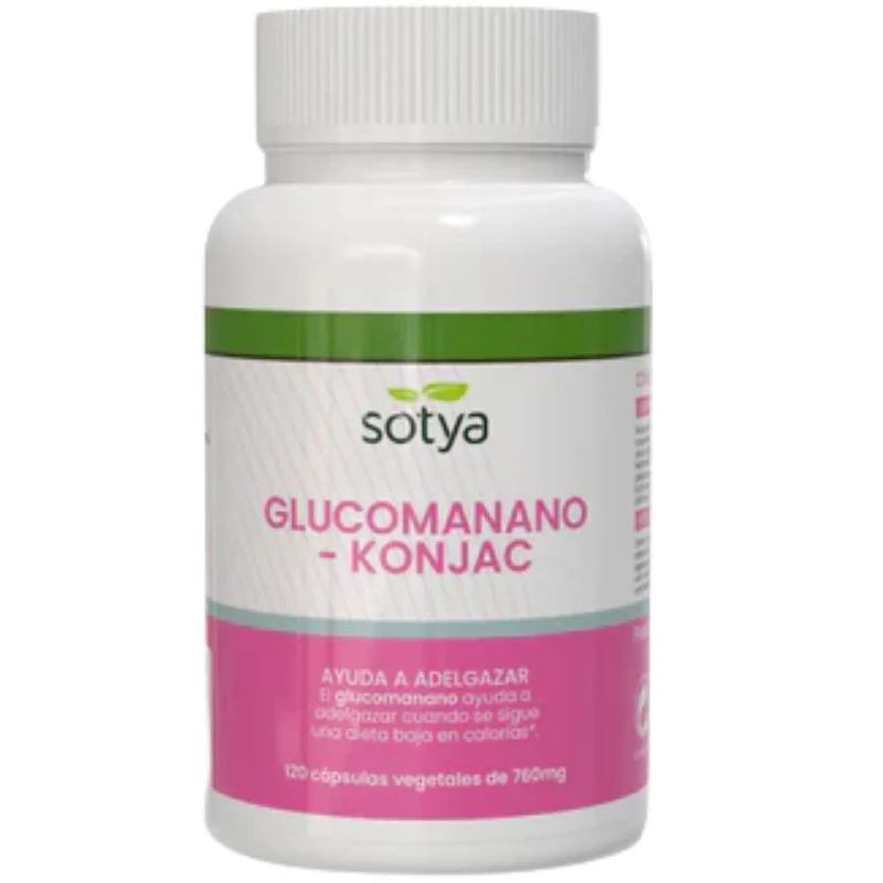 Glucomanano 600 mg 100 Capsulas | Sotya