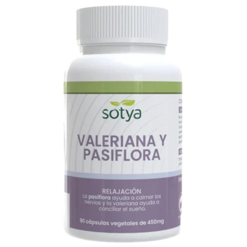 Valeriana con Pasiflora 90 Capsulas | Sotya
