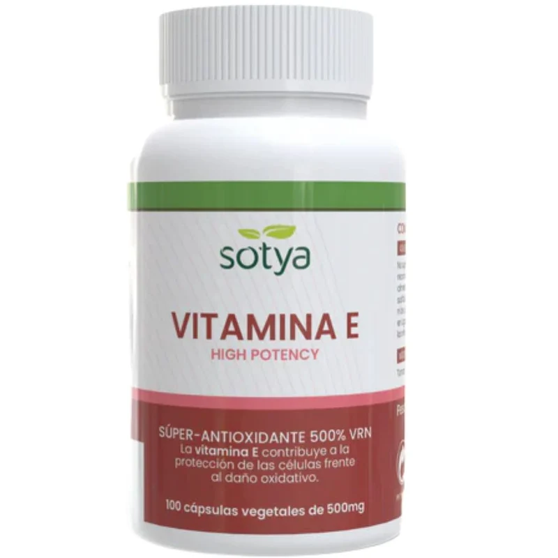 Vitamin E High Potency 500 mg 100 Capsulas | Sotya