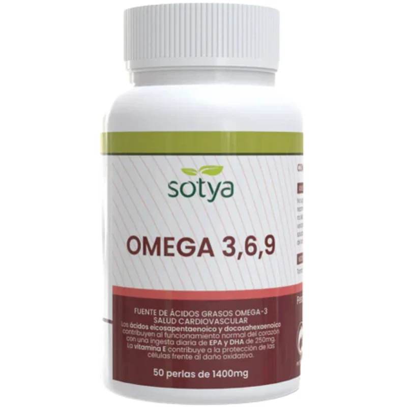 Omega 3 6 9 1400 mg 50 Perlas | Sotya