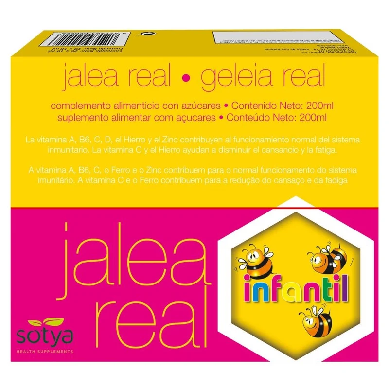 Jalea Real Infantil 20 Ampollas | Sotya