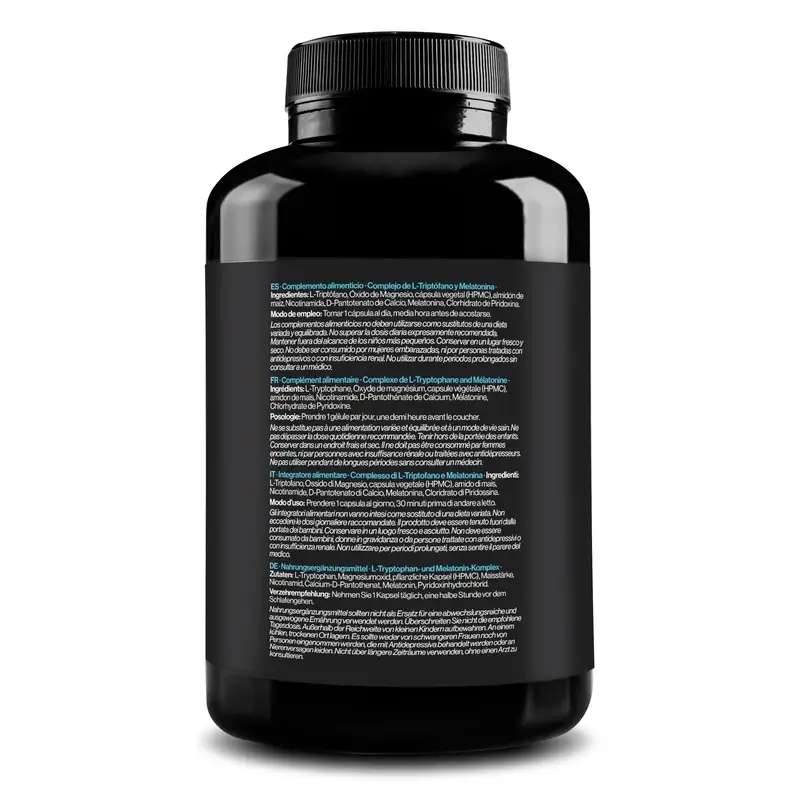 Zenement L-Tryptophan & Melatonin Complex, 180 vegan capsules