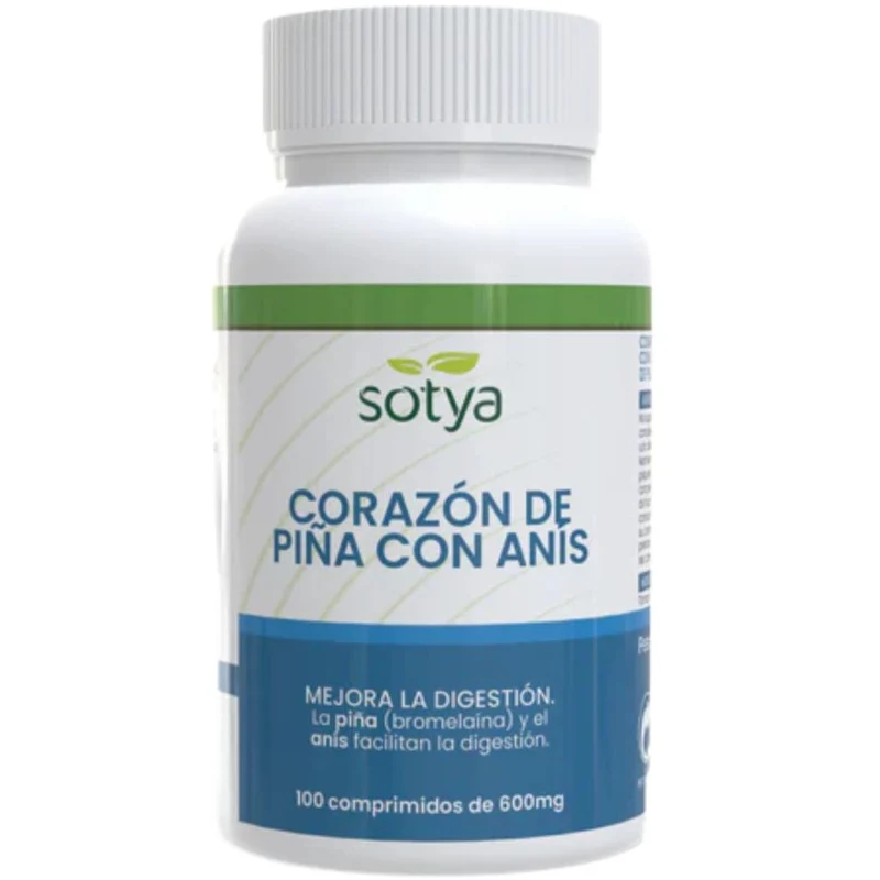 Corazon de Piña Masticable 100 Comprimidos | Sotya