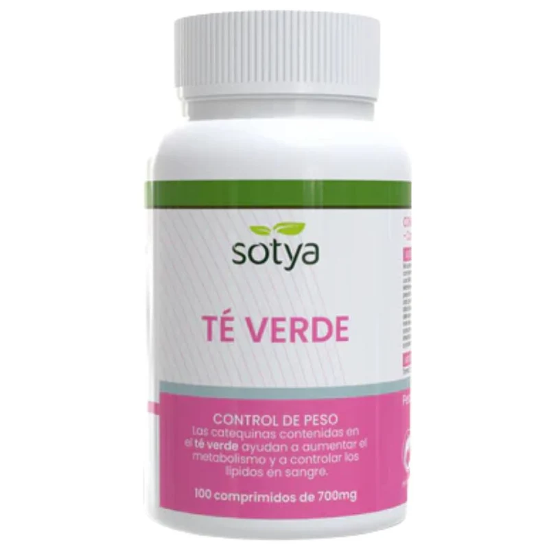 Te Verde 700 mg 100 Comprimidos | Sotya