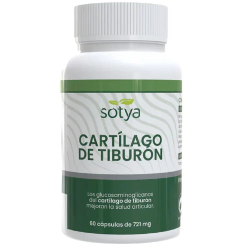 Cartilago de Tiburon 600 mg 60 Capsulas | Sotya
