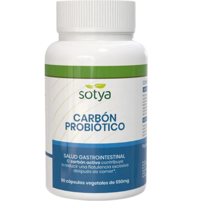 Carbon Activado Probiotico 90 Capsulas | Sotya