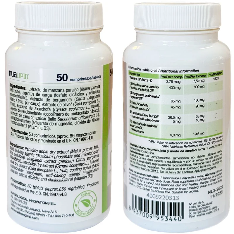 NuaLipid 50 Cápsulas | NUA Biological