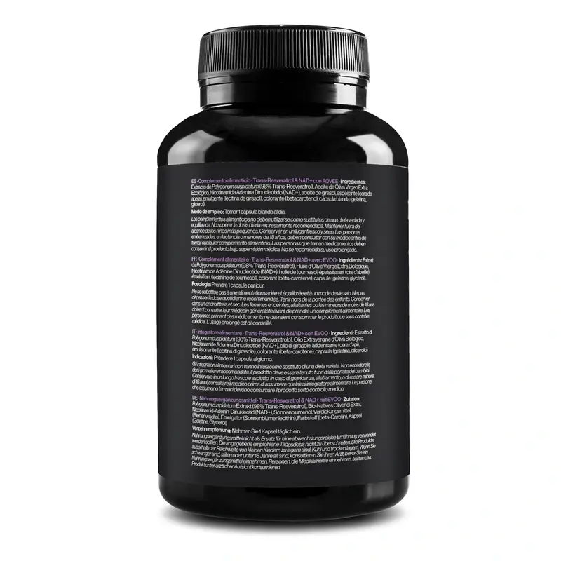Zenement Trans-Resveratrol & Nad+ With Aove, 90 softgels