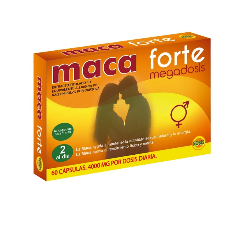 Maca Forte 625 mg 60 Capsulas | Robis