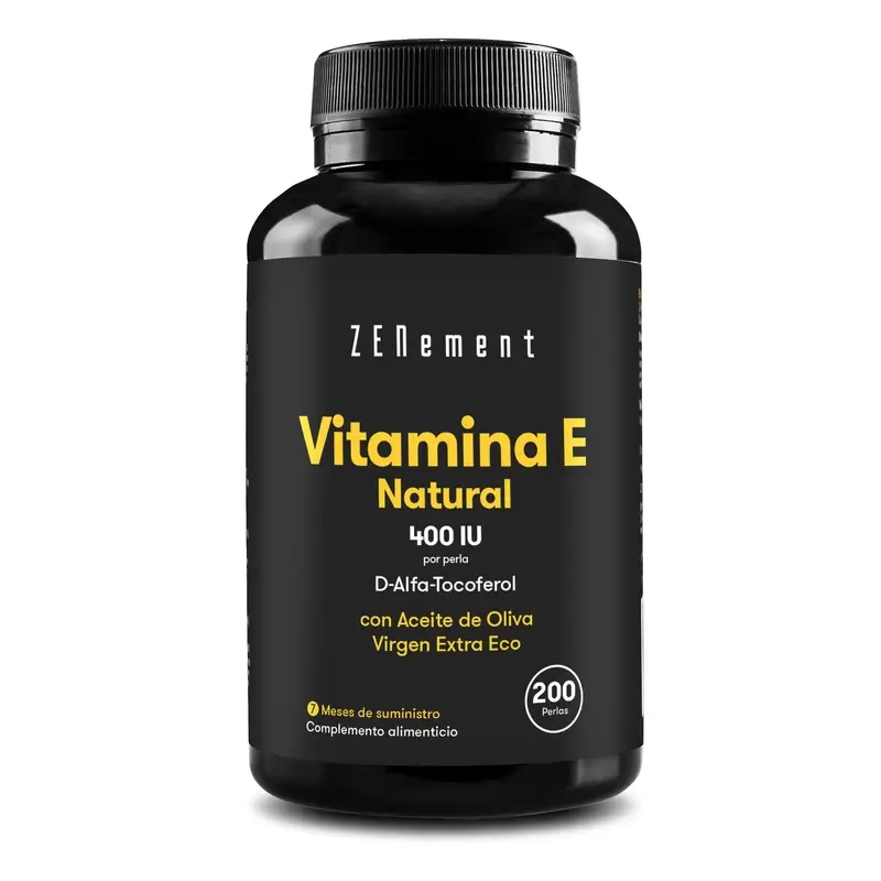 Zenement Vitamin E Natural 400 IU, 200 softgels